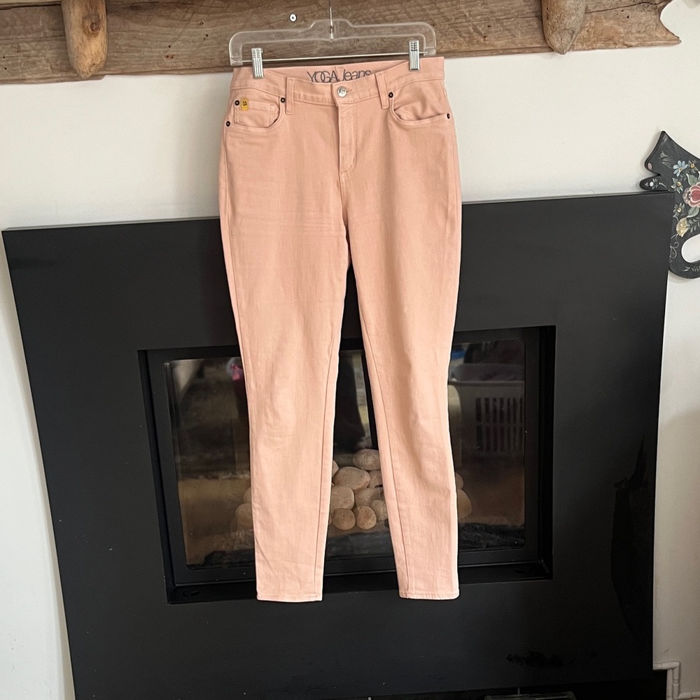 Chic Peach Skinny Jeans